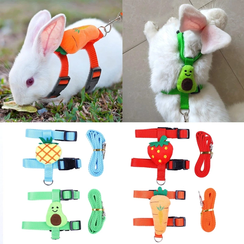 Rabbit Harnesses Small Animal Harness and Leash Set No Escape Adjustable Cute Costume for Hamster Bunny Guinea Pig Y5GB
Rabbit Harnesses Small Animal Harness and Leash Set No Escape Adjustable Cute Costume for Hamster Bunny Guinea Pig Y5GB