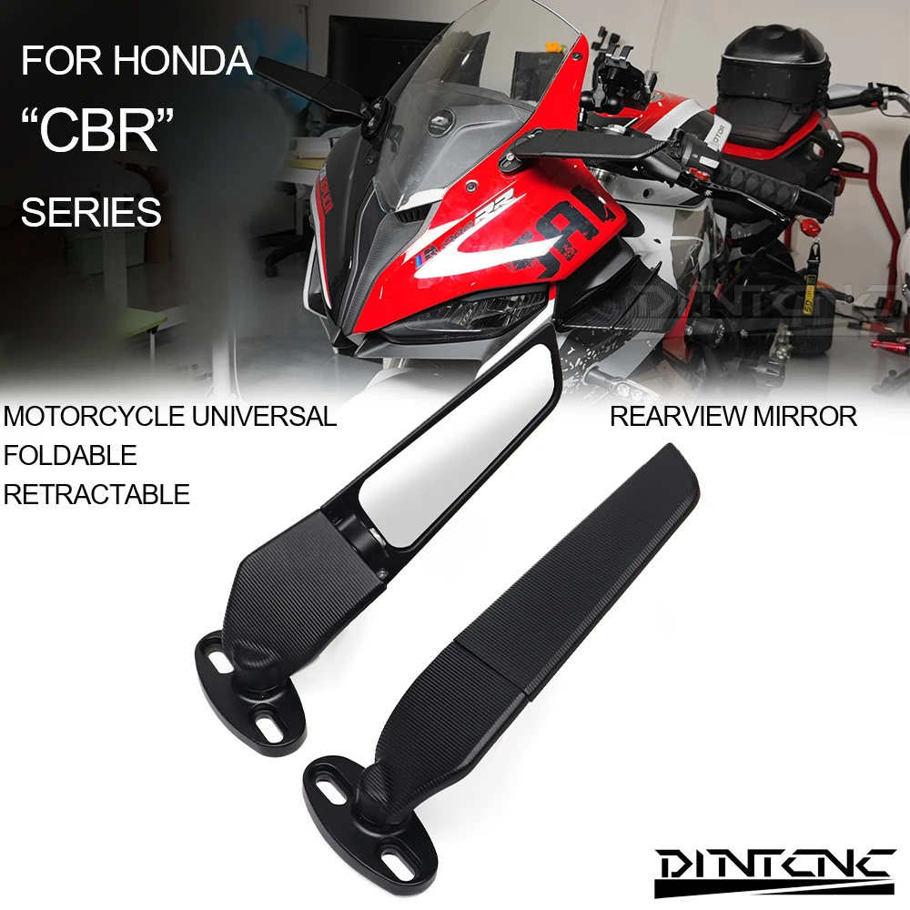 For Honda CBR650R F CBR1000RR CBR600RR CBR 250R 300R 400RR 500R Motorcycle Mirror Modified Wind Wing Rotating Rearview Mirror
For Honda CBR650R F CBR1000RR CBR600RR CBR 250R 300R 400RR 500R Motorcycle Mirror Modified Wind Wing Rotating Rearview Mirror