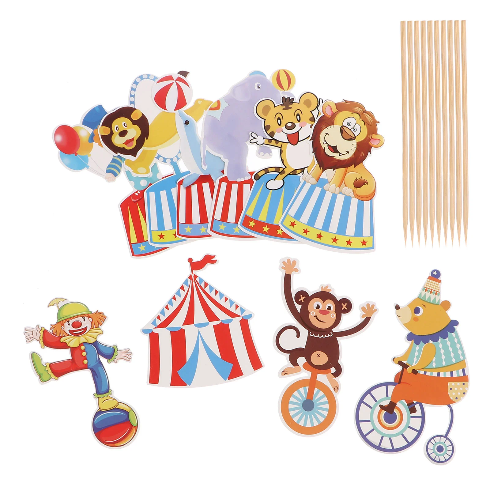 Circus Cake Picks Decoration Party Favors Cupcake Baby Shower Topper Dessert Theme Birthdayclown
Circus Cake Picks Decoration Party Favors Cupcake Baby Shower Topper Dessert Theme Birthdayclown