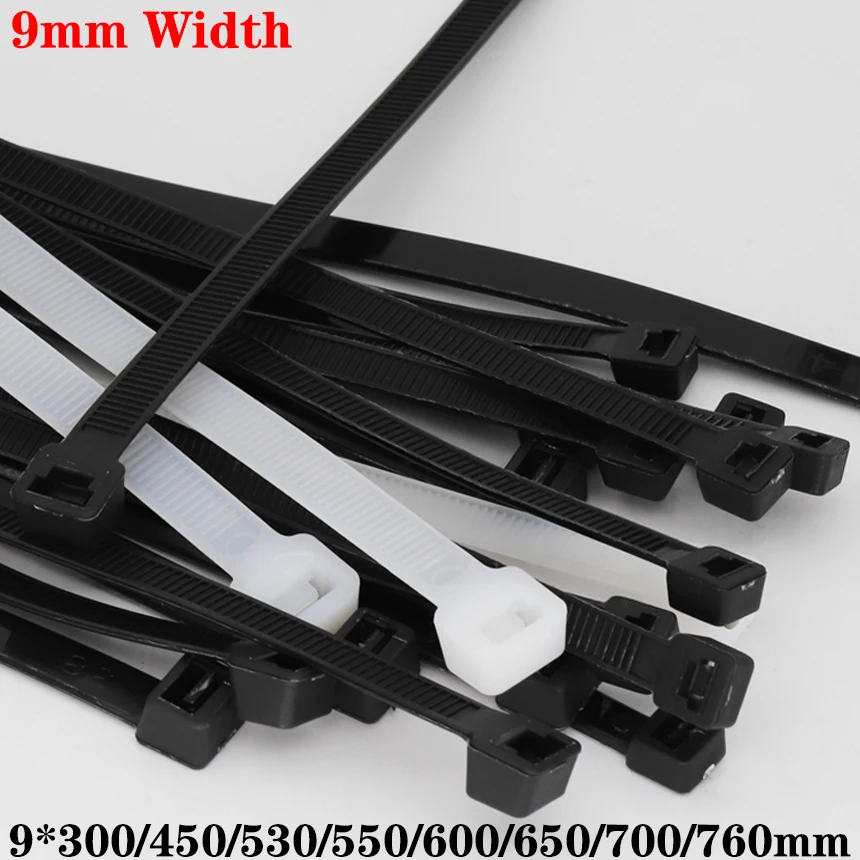 Нейлоновые кабельные стяжки 9x300/450/530/550/600/650/700/760 мм
Нейлоновые кабельные стяжки 9x300/450/530/550/600/650/700/760 мм