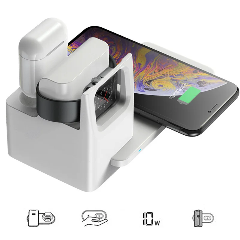 3 in 1 Mobile Phone Wireless Charger For Mobile Phone Airpods iWatch Wireless Charging Station 15W Desktop Phone Dock
3 in 1 Mobile Phone Wireless Charger For Mobile Phone Airpods iWatch Wireless Charging Station 15W Desktop Phone Dock