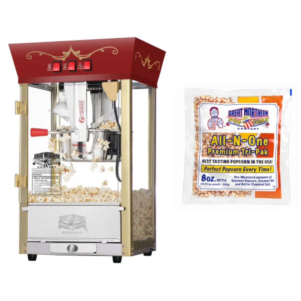 Matinee Countertop Popcorn Machine – 3 Gallon Popcorn Popper Warmer 8oz Kettle Electric Maker Machines Home Kitchen Appliances
Matinee Countertop Popcorn Machine – 3 Gallon Popcorn Popper Warmer 8oz Kettle Electric Maker Machines Home Kitchen Appliances