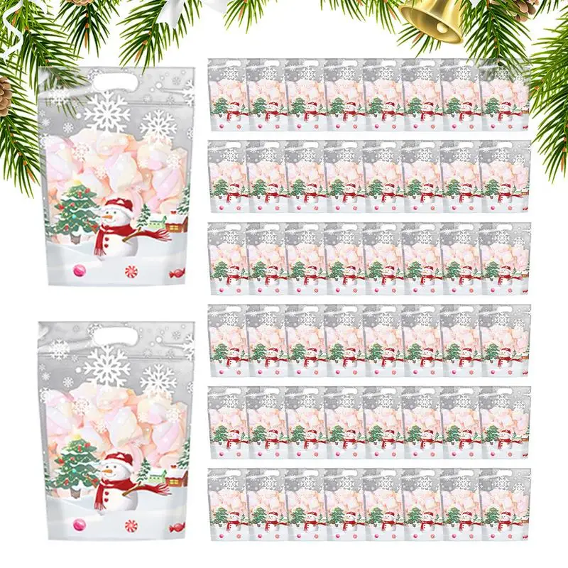 50pcs Christmas Candy Bag Holiday Goodie Bags For Snacks Cookies Candy Packing Goodie Bags Party Supplies home decor products
50pcs Christmas Candy Bag Holiday Goodie Bags For Snacks Cookies Candy Packing Goodie Bags Party Supplies home decor products