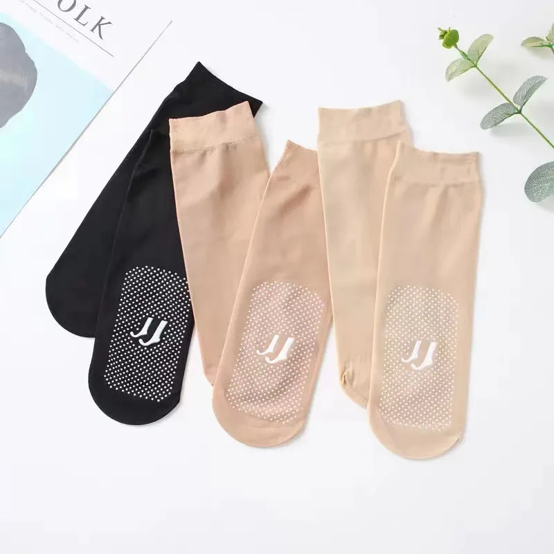 Anti-slip Silk Socks Women Spring Summer Middle Tube Thin Breathable Stockings Female Casual Formal Shoes Grip Socks
Anti-slip Silk Socks Women Spring Summer Middle Tube Thin Breathable Stockings Female Casual Formal Shoes Grip Socks