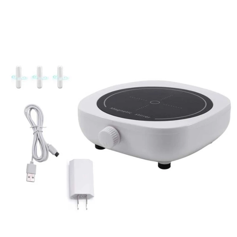 Magnetic Stirrer, Powerful Lab Stirrers with 4000RPM, with 3 Stir Bars, Max Liquid Stirring Capacity 2Liter
Magnetic Stirrer, Powerful Lab Stirrers with 4000RPM, with 3 Stir Bars, Max Liquid Stirring Capacity 2Liter