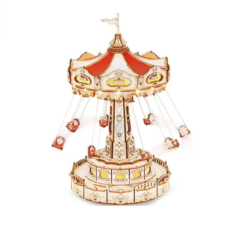 Rokr Swing Ride DIY Music Box Building Block Amusement Park Series Easy Assembly for Kids Adults Gift 3D Wooden Puzzle
Rokr Swing Ride DIY Music Box Building Block Amusement Park Series Easy Assembly for Kids Adults Gift 3D Wooden Puzzle