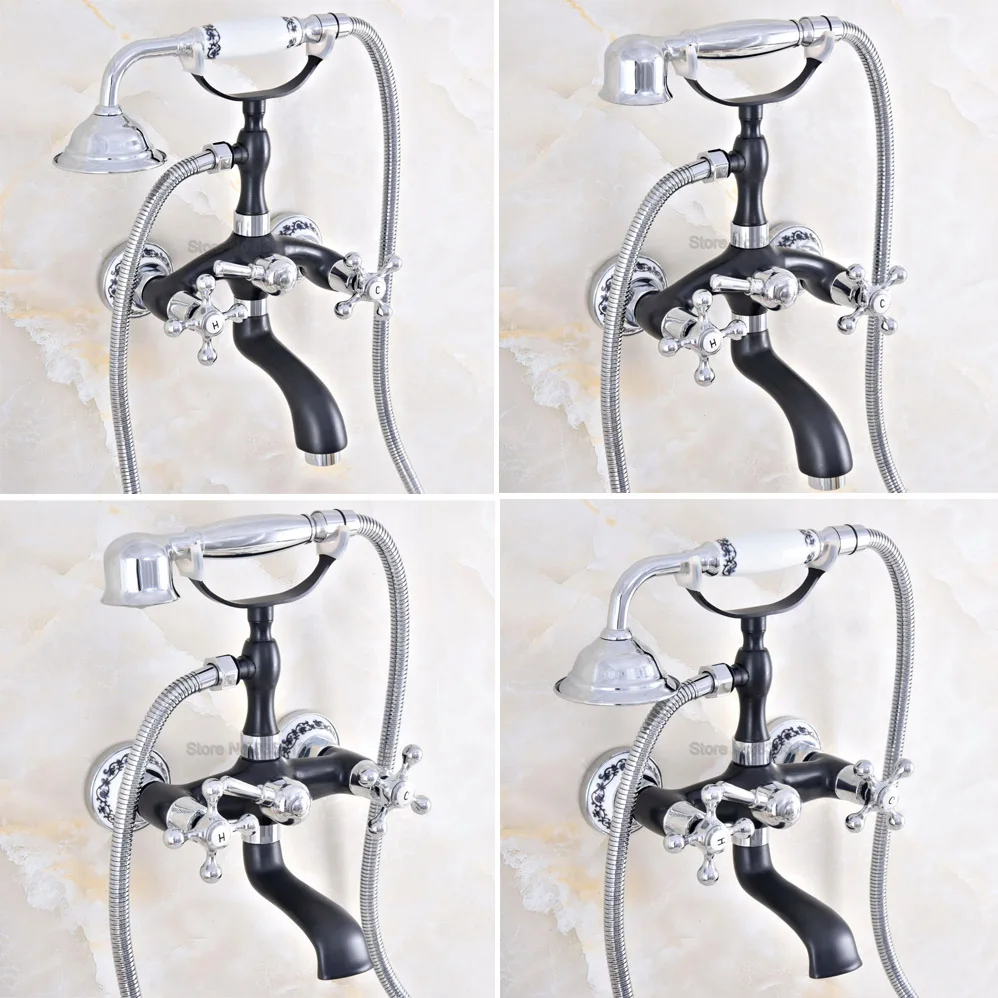 Luxury Bathtub Faucet Dual Handle Handheld Bath Shower Mixer Tap with Hand Shower Wall Mount Swivel Spout Tub Sink Mixer Faucet
Luxury Bathtub Faucet Dual Handle Handheld Bath Shower Mixer Tap with Hand Shower Wall Mount Swivel Spout Tub Sink Mixer Faucet