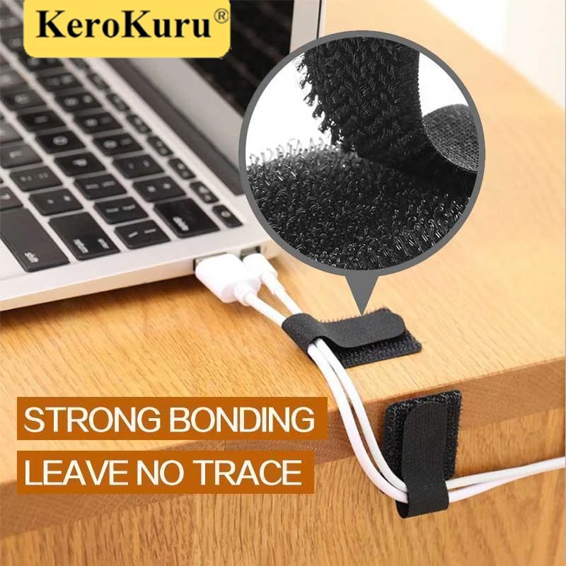 Kerokuru Cable Organizer Clip Clips Management Cable Protector Ties Cord Holder for IPhone Earphone Mouse Clip Tape Wire Winder
Kerokuru Cable Organizer Clip Clips Management Cable Protector Ties Cord Holder for IPhone Earphone Mouse Clip Tape Wire Winder