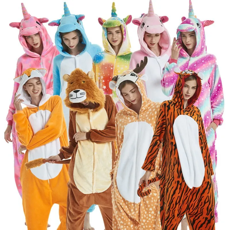 New Unicorn Onesies Stitch Kigurumi Animal Women's Pajamas Adults Winter Warm Sleepwear Boy Anime Costumes Cartoon Kids Jumpsuit
New Unicorn Onesies Stitch Kigurumi Animal Women's Pajamas Adults Winter Warm Sleepwear Boy Anime Costumes Cartoon Kids Jumpsuit