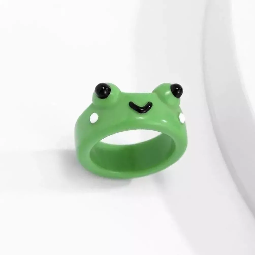 New in Smile Frog Rings For Women Girls Funny Personality Wholesale Cartoon Animal Chicken Frog Ring Fashion Jewelry Gifts y2k h
New in Smile Frog Rings For Women Girls Funny Personality Wholesale Cartoon Animal Chicken Frog Ring Fashion Jewelry Gifts y2k h