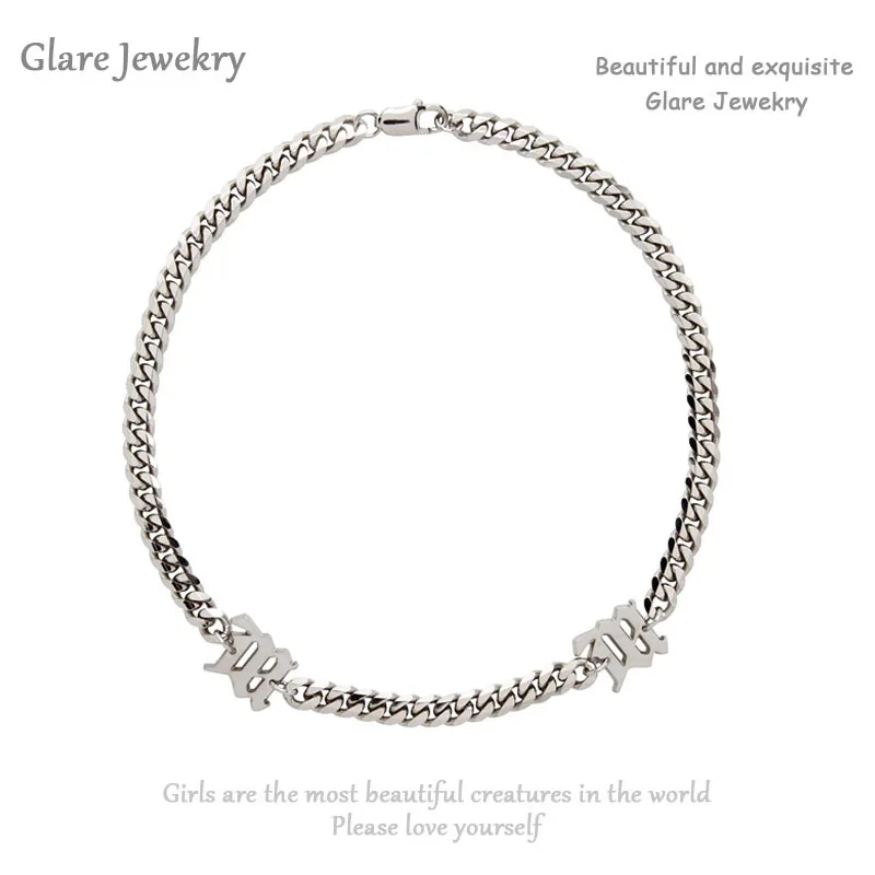 Misbhv Necklace Women Men Fashion Thick Chain Clavicle-chain Vintage Accessories High Street Hip Hop Heavy Metal Decorate Gift
Misbhv Necklace Women Men Fashion Thick Chain Clavicle-chain Vintage Accessories High Street Hip Hop Heavy Metal Decorate Gift