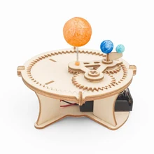 1 Set New Science Toys Electric Solar System Model Astronomy Sun Earth Moon Planet Experiment Educational Toy for Children Gifts