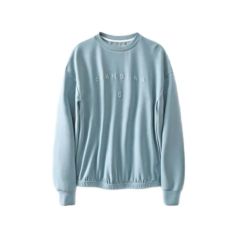 Loose Japanese Fashion Sweatshirt Casual Thin Summer Pullovers Women Clothing 2022 New Spring Long Sleeve Blue
Loose Japanese Fashion Sweatshirt Casual Thin Summer Pullovers Women Clothing 2022 New Spring Long Sleeve Blue