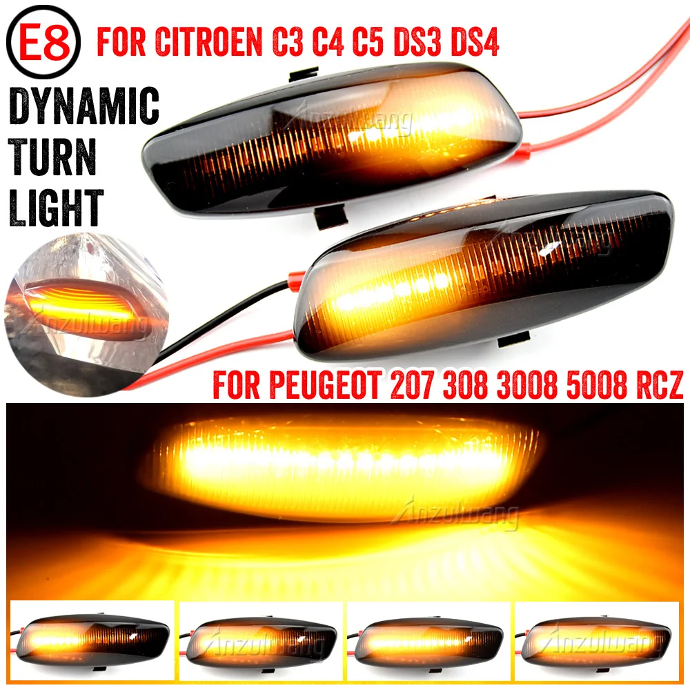 Dynamic Flashing Led Side Marker Turn Signal Light For Citroen C4 Picasso C3 C5 DS4 Peugeot 308 207 3008 5012 Indicator Lamp
Dynamic Flashing Led Side Marker Turn Signal Light For Citroen C4 Picasso C3 C5 DS4 Peugeot 308 207 3008 5012 Indicator Lamp