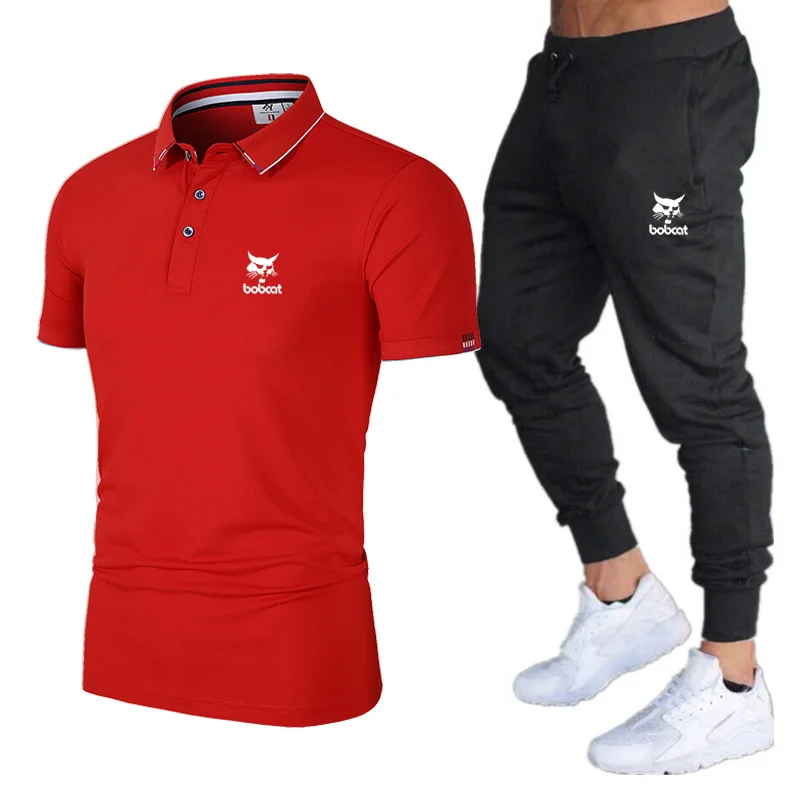 High Quality Bobcat New Print Summer Fashion Casual Sport Summer Suit Men Jogging Male Suit Fitness Clothes Polos Suit 2pcs
High Quality Bobcat New Print Summer Fashion Casual Sport Summer Suit Men Jogging Male Suit Fitness Clothes Polos Suit 2pcs