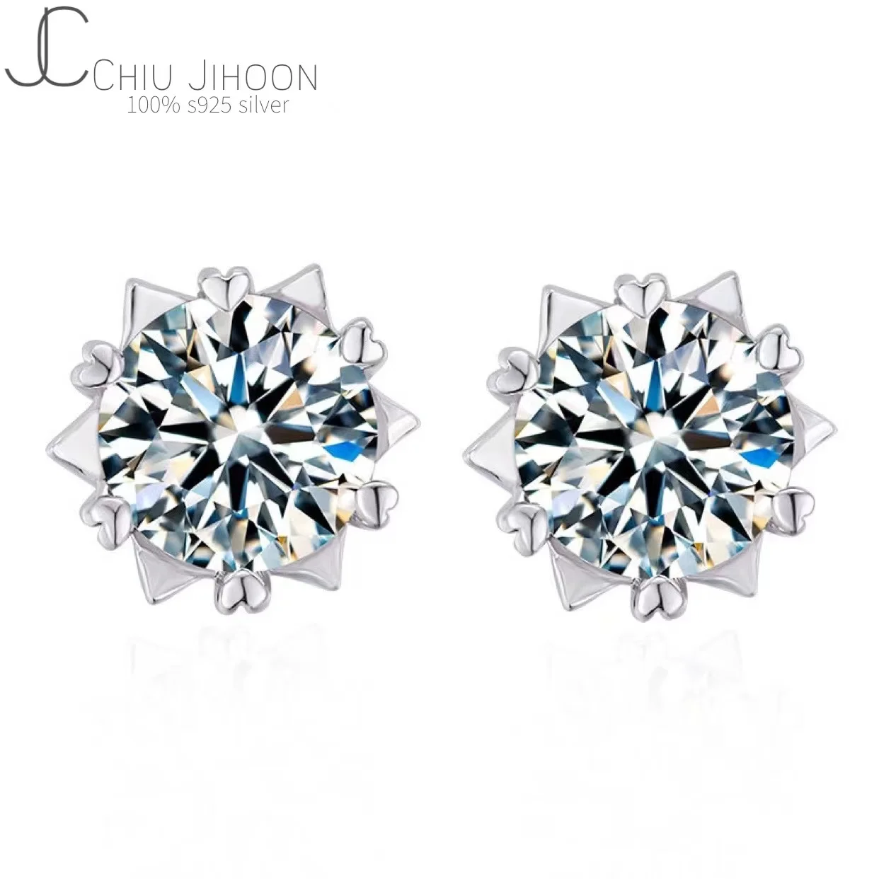 Real 0.5-2 Carat D Color Moissanite Stud Earrings For Women Top Quality 100% 925 Sterling Silver Sparkling Wedding Jewelry
Real 0.5-2 Carat D Color Moissanite Stud Earrings For Women Top Quality 100% 925 Sterling Silver Sparkling Wedding Jewelry