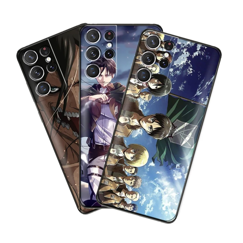 Japan Attack On Titan Phone Case For Samsung Galaxy S22 S21 S20 Ultra FE 5G S22 S10 10E S9 Plus Liquid Silicon Back Black
Japan Attack On Titan Phone Case For Samsung Galaxy S22 S21 S20 Ultra FE 5G S22 S10 10E S9 Plus Liquid Silicon Back Black
