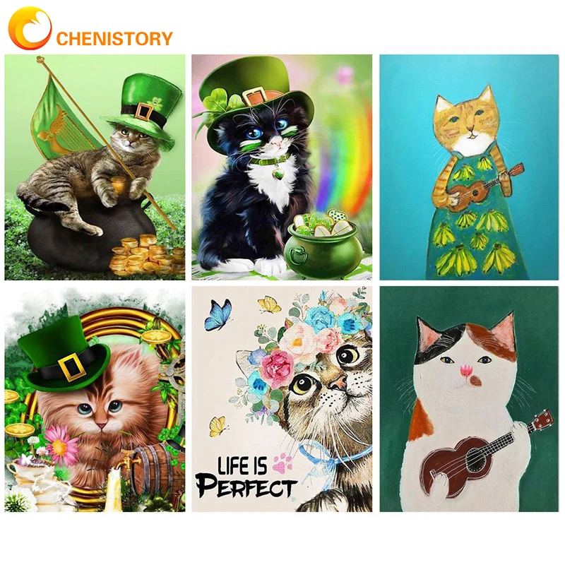 CHENISTORY Frameless Paint By Number Animal Cat 60X75cm Oil Painting By Numbers Digital Painting On Cavans DIY Home Decor Gift
CHENISTORY Frameless Paint By Number Animal Cat 60X75cm Oil Painting By Numbers Digital Painting On Cavans DIY Home Decor Gift