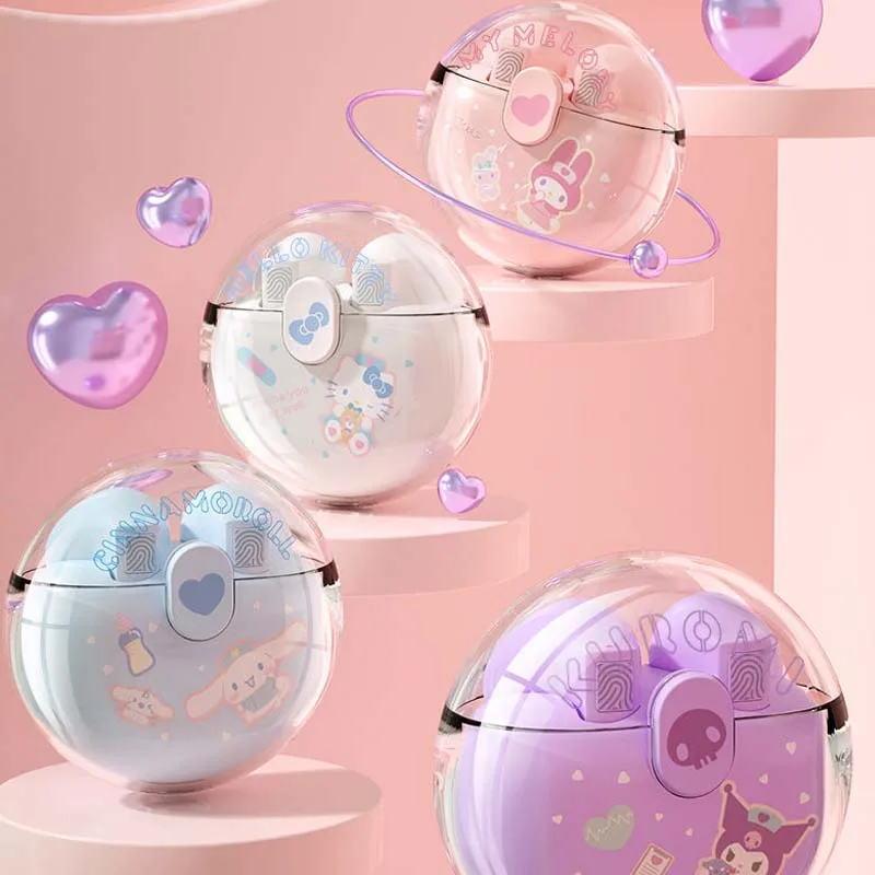 Sanrio Kittys My Melody Kuromi Cinnamoroll Kawaii 5.3 Wireless Bluetooth Earphone Girls Touch Sport Headphone for Iphone Android
Sanrio Kittys My Melody Kuromi Cinnamoroll Kawaii 5.3 Wireless Bluetooth Earphone Girls Touch Sport Headphone for Iphone Android