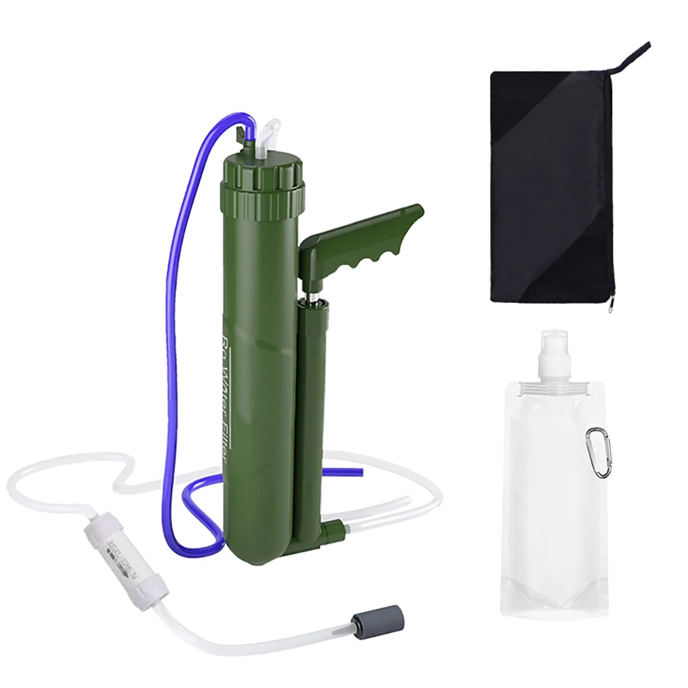 Outdoor Water Purifier RO Filter Pressure Pump Portable Water Purifier Type Survival Emergency Camping Hiking Equipment
Outdoor Water Purifier RO Filter Pressure Pump Portable Water Purifier Type Survival Emergency Camping Hiking Equipment
