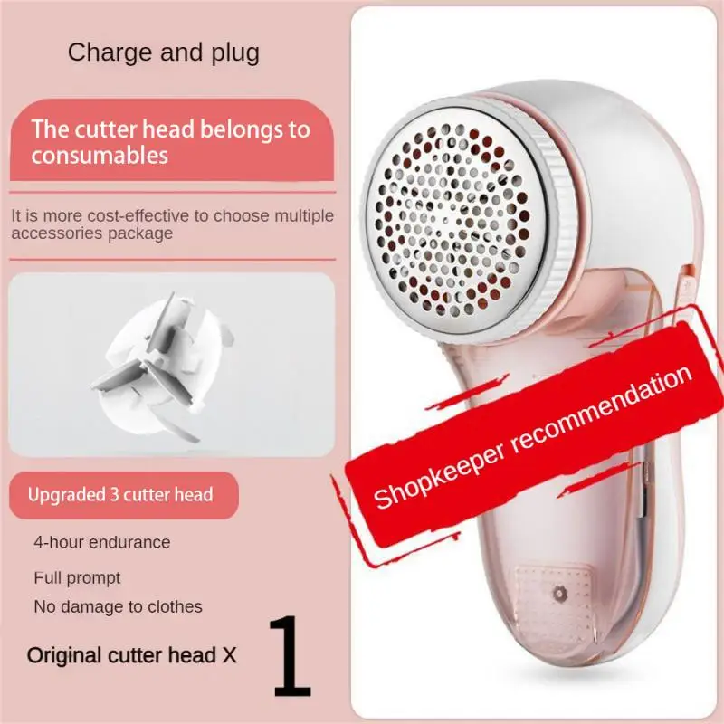 Strong Power Fabric Lint Remover Two Type Large-capacity Battery Hair Ball Trimmer Home-appliance High Speed Low Noise Pink
Strong Power Fabric Lint Remover Two Type Large-capacity Battery Hair Ball Trimmer Home-appliance High Speed Low Noise Pink