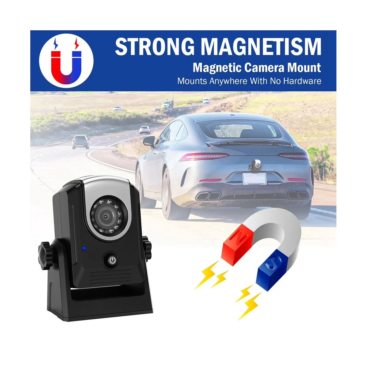 Wireless Reversing Camera WiFi Dashboard Camera Work with Phone Rear Parking Camera for Trailers Trucks
Wireless Reversing Camera WiFi Dashboard Camera Work with Phone Rear Parking Camera for Trailers Trucks