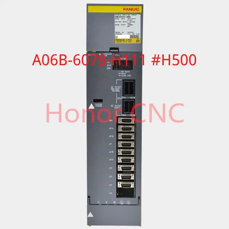 Used FANUC A06B-6078-H111 #H500 FANUC A06B 6078 H111 #H500 Servo Drive Ampilifer Module
Used FANUC A06B-6078-H111 #H500 FANUC A06B 6078 H111 #H500 Servo Drive Ampilifer Module