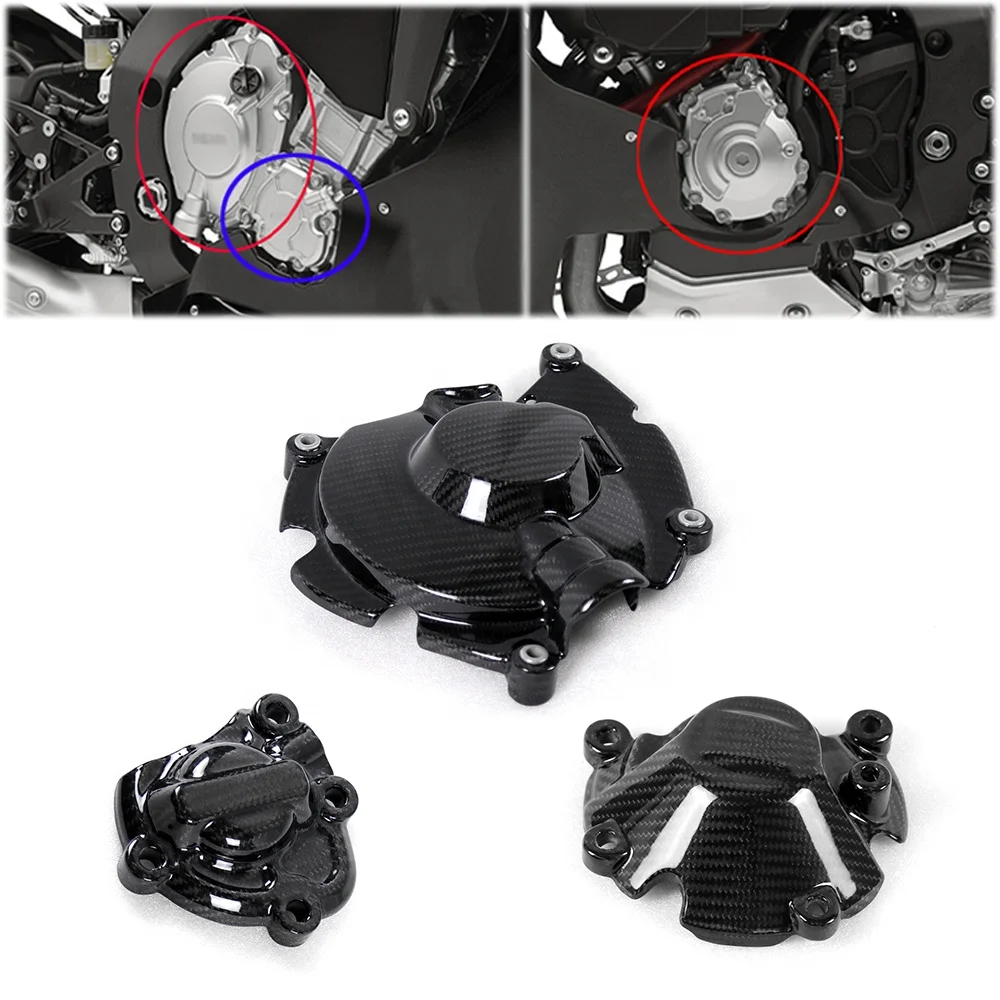 100% Dry Carbon Fiber Pre-preg 3K Full Motorcycles Engine Cover Small Medium Big Protectors for YAMAHA R1 R1M YZF-R1 2015-2022
100% Dry Carbon Fiber Pre-preg 3K Full Motorcycles Engine Cover Small Medium Big Protectors for YAMAHA R1 R1M YZF-R1 2015-2022