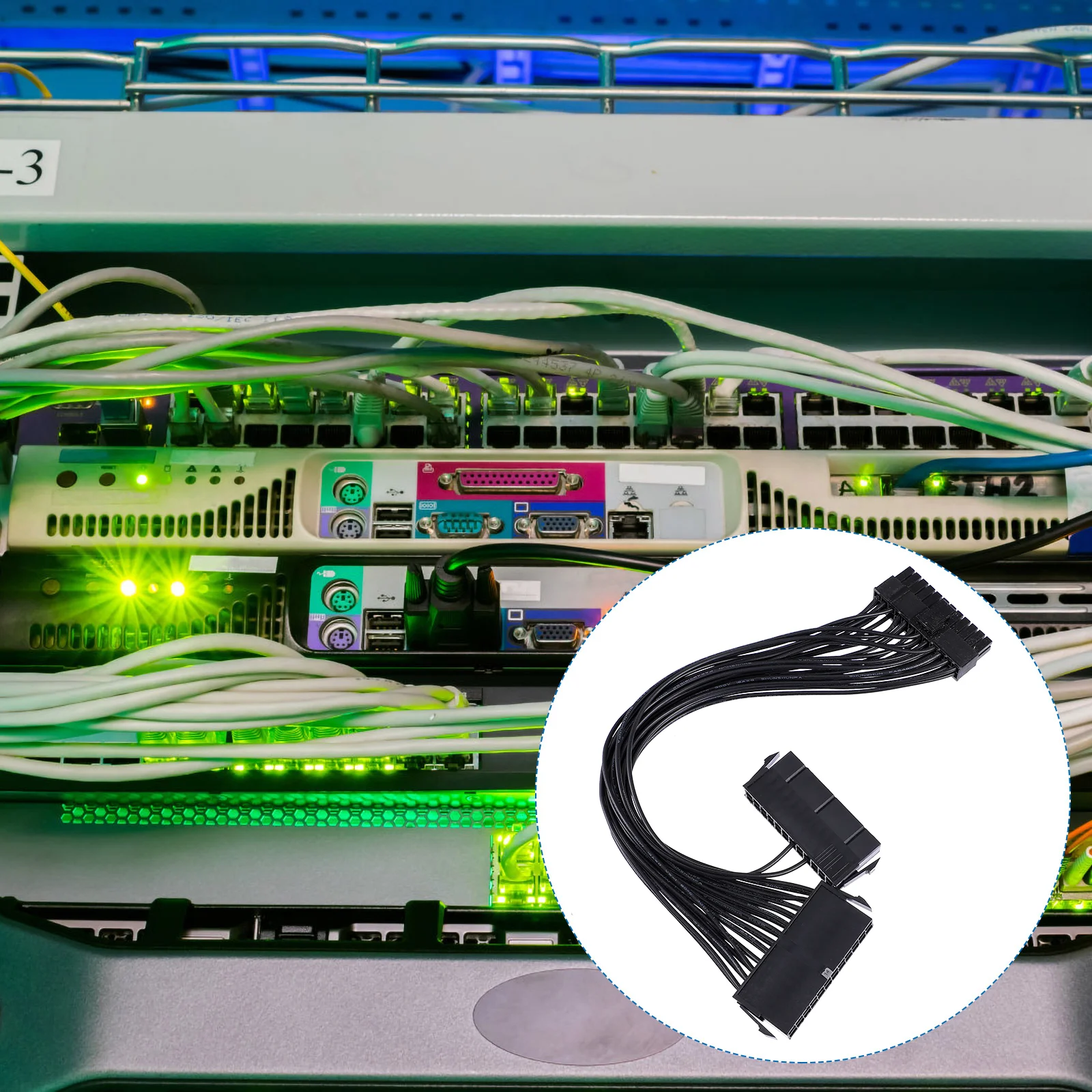 1 PC Computer Practical Durable Dual PSU Power Supply Power Starting Wire Dual Start Power Cord
1 PC Computer Practical Durable Dual PSU Power Supply Power Starting Wire Dual Start Power Cord