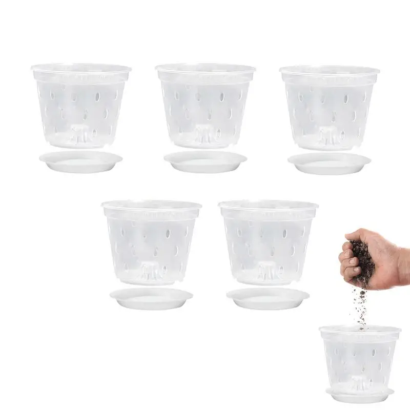 Orchid Pot 5pcs Indoor Outdoor Plants Pots With Drainage Hole Home Accessories For Bedroom Kitchen Garden Patio Living Room
Orchid Pot 5pcs Indoor Outdoor Plants Pots With Drainage Hole Home Accessories For Bedroom Kitchen Garden Patio Living Room