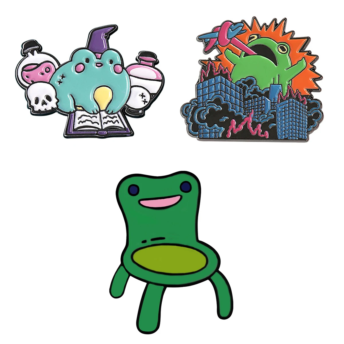 Chair Frog Magic Small Potion Frog Pins Monster Frog Pins Backpack Clothing Alloy Enamel Lapel Pins Brooches Badge Wholesale
Chair Frog Magic Small Potion Frog Pins Monster Frog Pins Backpack Clothing Alloy Enamel Lapel Pins Brooches Badge Wholesale
