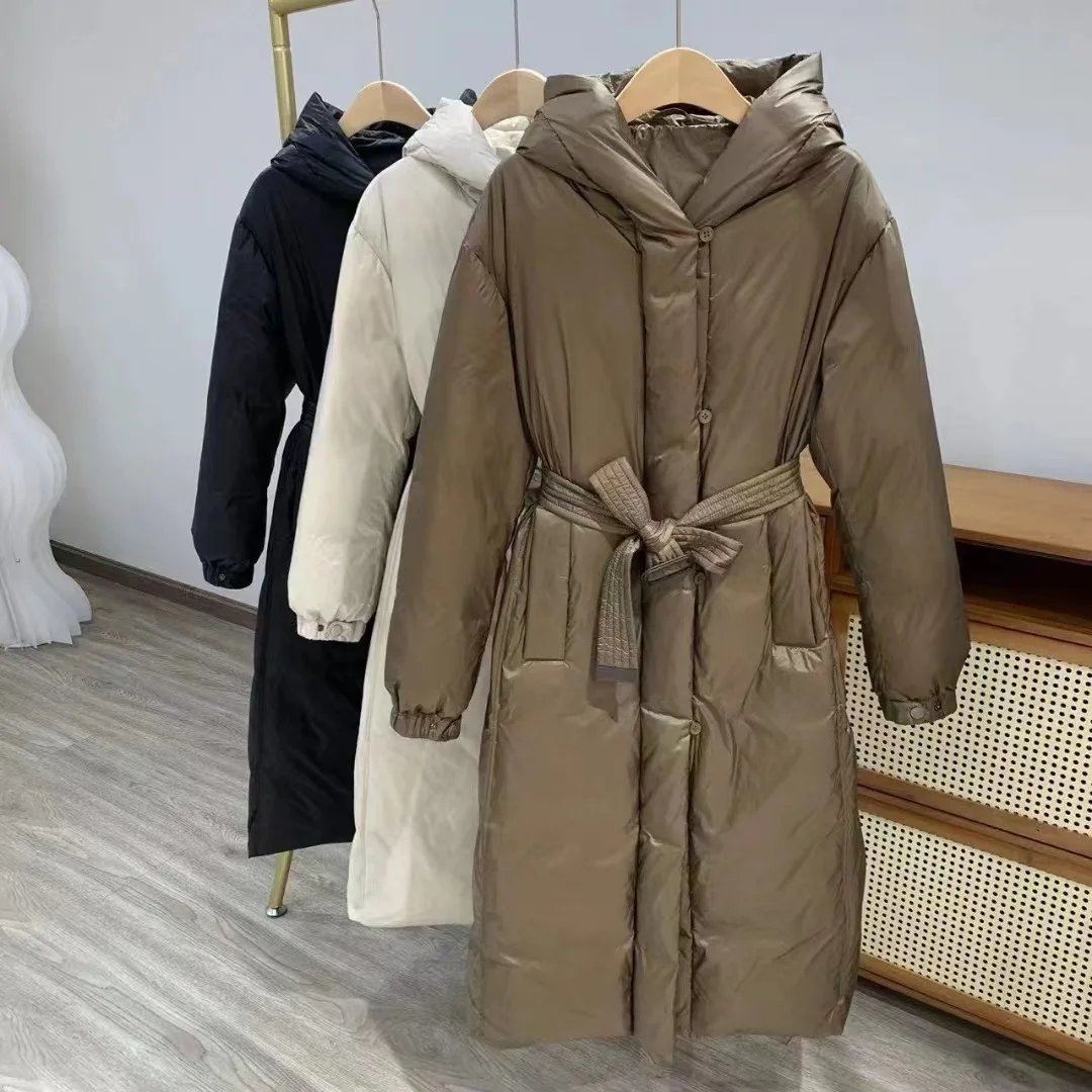 European down jacket 90 white duck down max home high-end down jacket Long waisted slim down women's down jacket CEM
European down jacket 90 white duck down max home high-end down jacket Long waisted slim down women's down jacket CEM