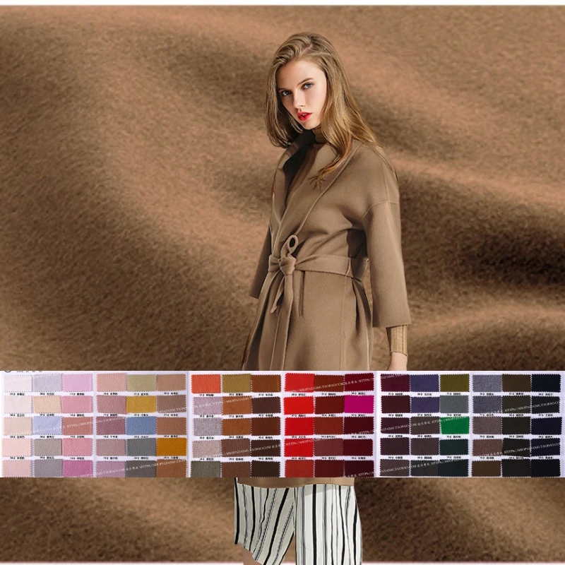 Pure Double-sided Wool Fabric Brand Fashion Design Autumn Winter Coat Thick Cloth by the Meter for Sewing Material Wholesale
Pure Double-sided Wool Fabric Brand Fashion Design Autumn Winter Coat Thick Cloth by the Meter for Sewing Material Wholesale