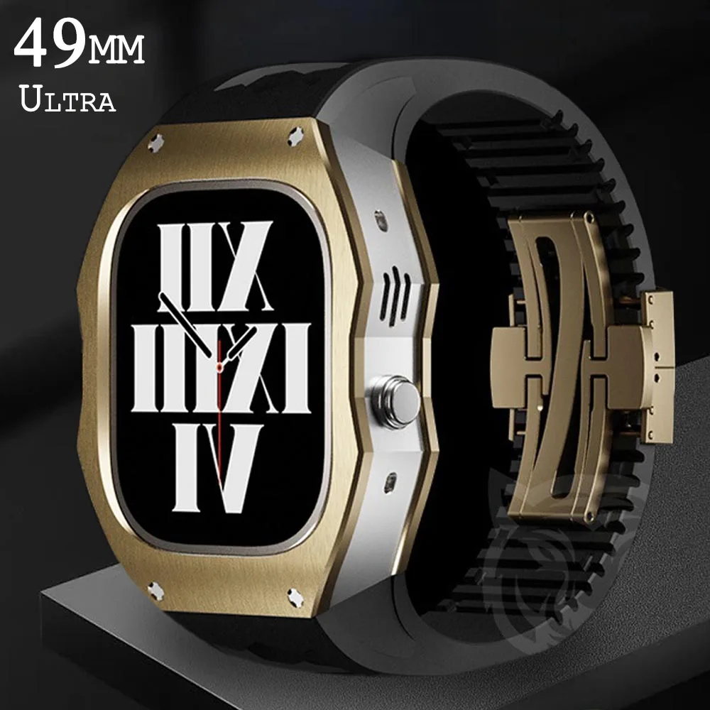 Ультра чехол из углеродного волокна для Apple Watch Ultra 49 мм роскошный титановый чехол Viton ремешок модификация комплект для iWatch Ultra 49 мм ремешок
Ультра чехол из углеродного волокна для Apple Watch Ultra 49 мм роскошный титановый чехол Viton ремешок модификация комплект для iWatch Ultra 49 мм ремешок