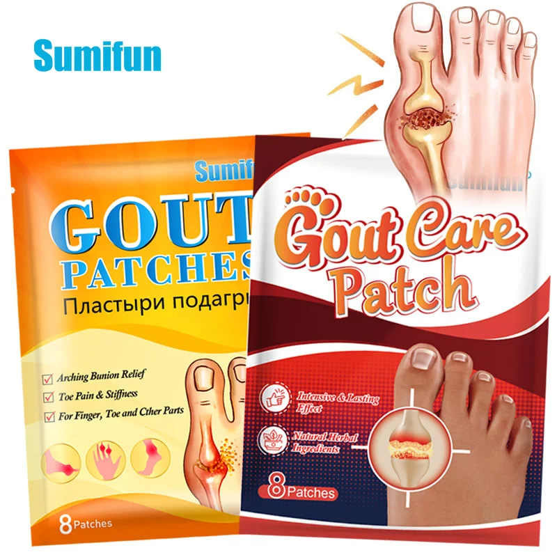 2Types 8Pcs Sumifun Gout Pain Relief Patch Finger Toe Bunion Hallux Valgus Sticker Arthritis Rheumatism Joint Painkiller Plaster
2Types 8Pcs Sumifun Gout Pain Relief Patch Finger Toe Bunion Hallux Valgus Sticker Arthritis Rheumatism Joint Painkiller Plaster
