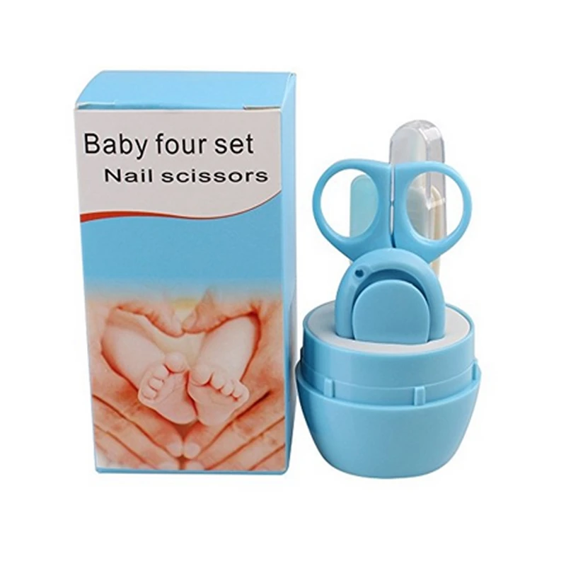 

Kids Newborn Childish Baby Kit Items Nail Trimmer Cutter 4PCS Infant Nail Clipper Scissors Safe Tools Kids Newborn Kids