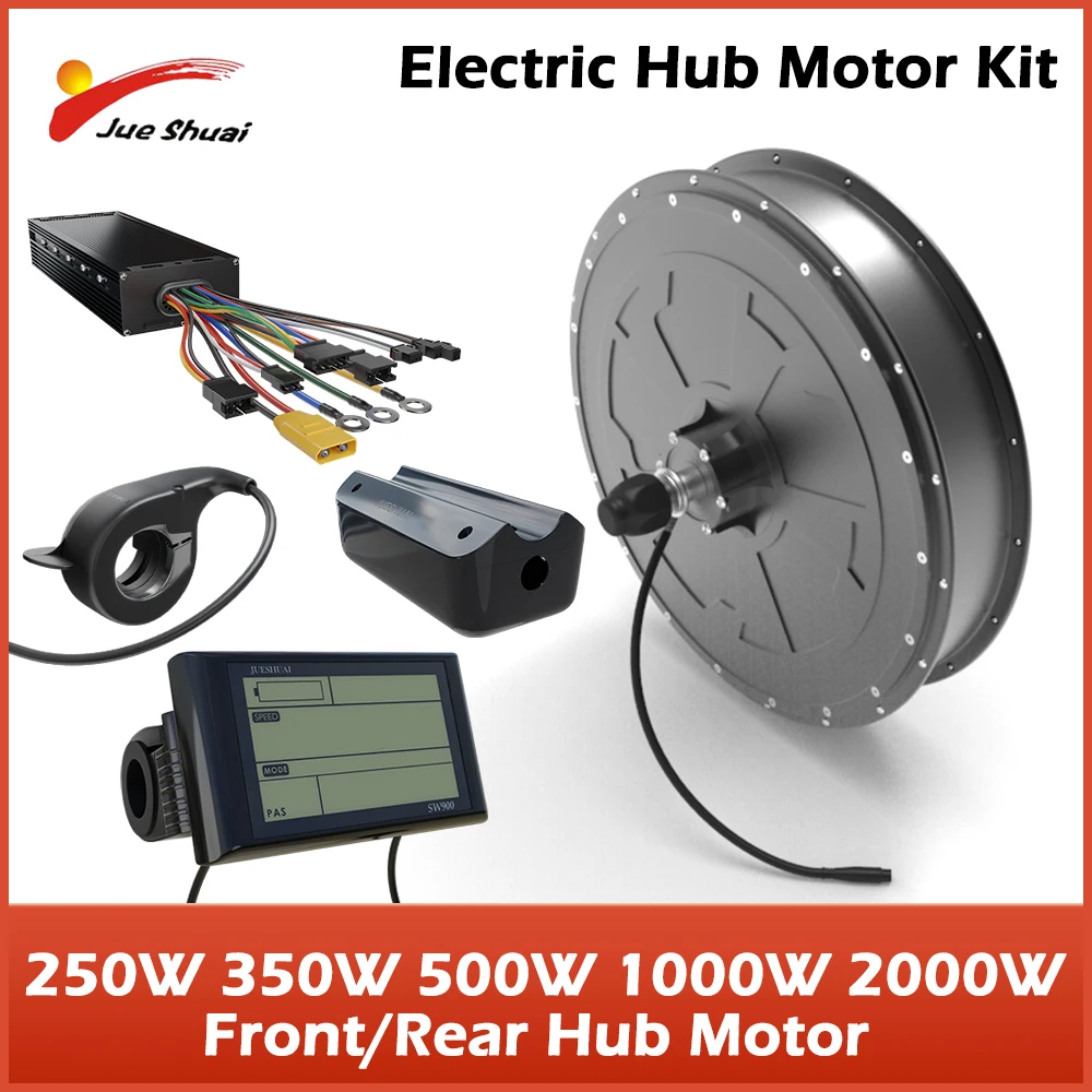 250W-2000W Electric Motor for Bicycle 36V 48V Front Rear Cassette Electric Wheel Hub Motor 36 holes ebike conversion kit DIY
250W-2000W Electric Motor for Bicycle 36V 48V Front Rear Cassette Electric Wheel Hub Motor 36 holes ebike conversion kit DIY