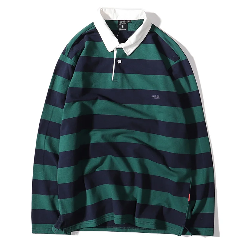 reen Striped Patcwork Sweatsirts Men Women Casual Turn-Down Collar Pullovers Loose Retro arajuku ip op Streetwear Unisex
reen Striped Patcwork Sweatsirts Men Women Casual Turn-Down Collar Pullovers Loose Retro arajuku ip op Streetwear Unisex