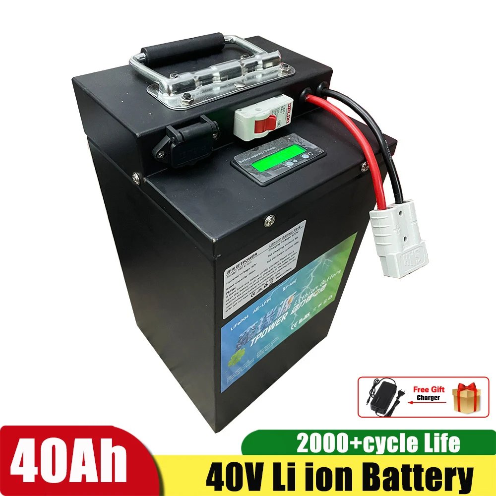 48V 40Ah Lithium Ion Battery Pack, Built-in 50A BMS Suitable for 200W-2000W Motor, Electric Bicycle And Motorcycle Battery
48V 40Ah Lithium Ion Battery Pack, Built-in 50A BMS Suitable for 200W-2000W Motor, Electric Bicycle And Motorcycle Battery
