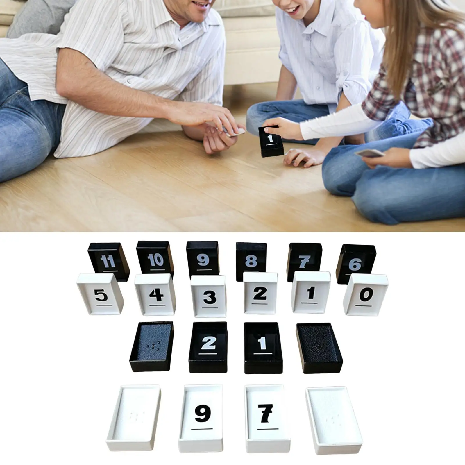 Classic Number Board Game Password Game 24 Tiles Mahjong Game for Family Educational Toy Desktop Game Entertainment
Classic Number Board Game Password Game 24 Tiles Mahjong Game for Family Educational Toy Desktop Game Entertainment