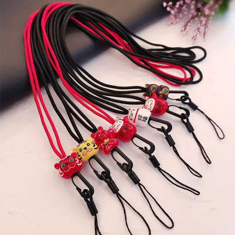 Pendant Detachable Mobile Phone Case Universal Anti-lost Lanyard Neck Hanging Cartoon Pendant Cute Lucky Cat and Tiger Pendant
Pendant Detachable Mobile Phone Case Universal Anti-lost Lanyard Neck Hanging Cartoon Pendant Cute Lucky Cat and Tiger Pendant