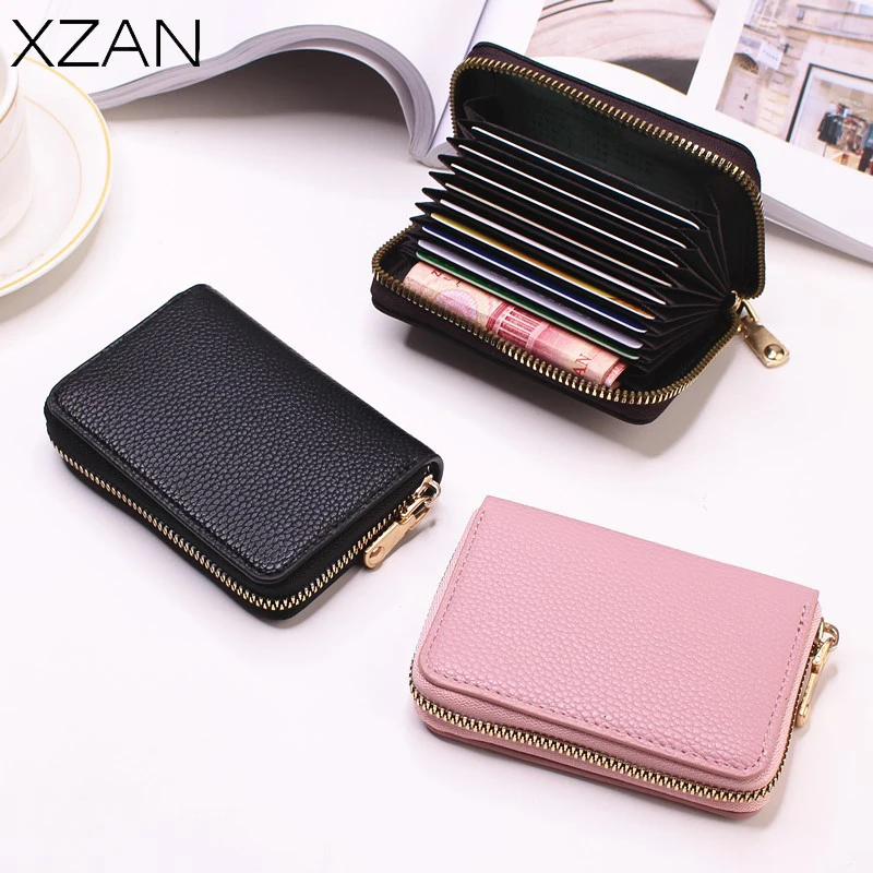 Women Credit Card Ladies Pouches Leather Credit ID Bank Card Holder Coin Purse Women Business Accordion Cardholder Bag Wallet
Women Credit Card Ladies Pouches Leather Credit ID Bank Card Holder Coin Purse Women Business Accordion Cardholder Bag Wallet