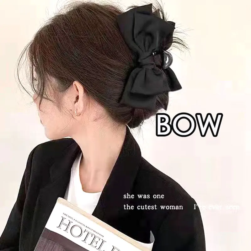 Bowknot Grab Clip Large Size, Runaway Princess Shark Clip Back Head, Hepburn Style Advanced Feeling, Net Red Hairpin Headdress
Bowknot Grab Clip Large Size, Runaway Princess Shark Clip Back Head, Hepburn Style Advanced Feeling, Net Red Hairpin Headdress