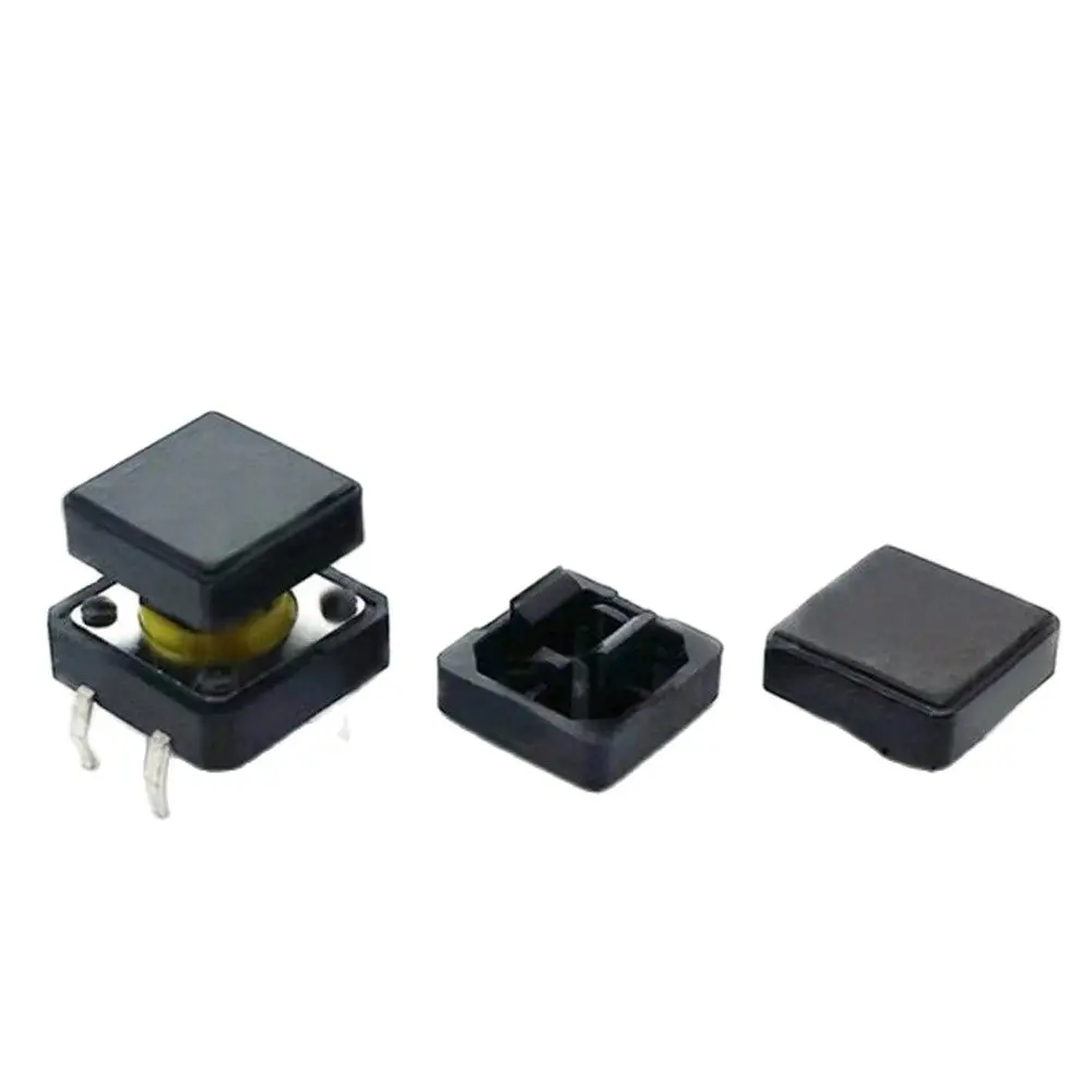 200pcs 10*10*3mm Push Button Switch Cap Square Button Cap for 12*12mm Square Tactile Switches
200pcs 10*10*3mm Push Button Switch Cap Square Button Cap for 12*12mm Square Tactile Switches