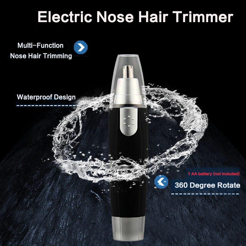 Electric Nose Hair Trimmer Men's And Women Ear-neck Eyebrow Trimmer Waterproof Face Cleaning Nose Shaver Not Including Battery
Electric Nose Hair Trimmer Men's And Women Ear-neck Eyebrow Trimmer Waterproof Face Cleaning Nose Shaver Not Including Battery