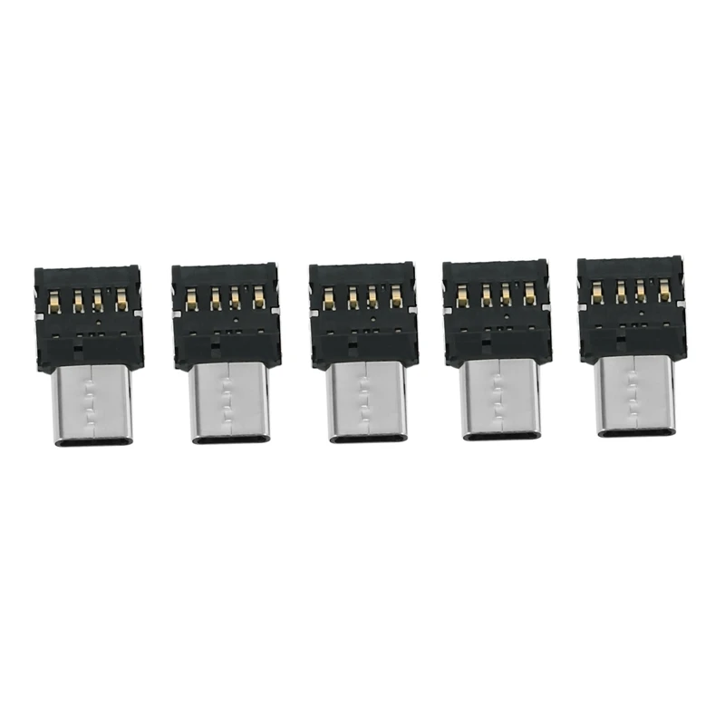 5pcs Ultra Mini Type-C USB-C to USB 2.0 OTG Adapter for Cell Phone Tablet & USB Cable & Flash Disk
5pcs Ultra Mini Type-C USB-C to USB 2.0 OTG Adapter for Cell Phone Tablet & USB Cable & Flash Disk