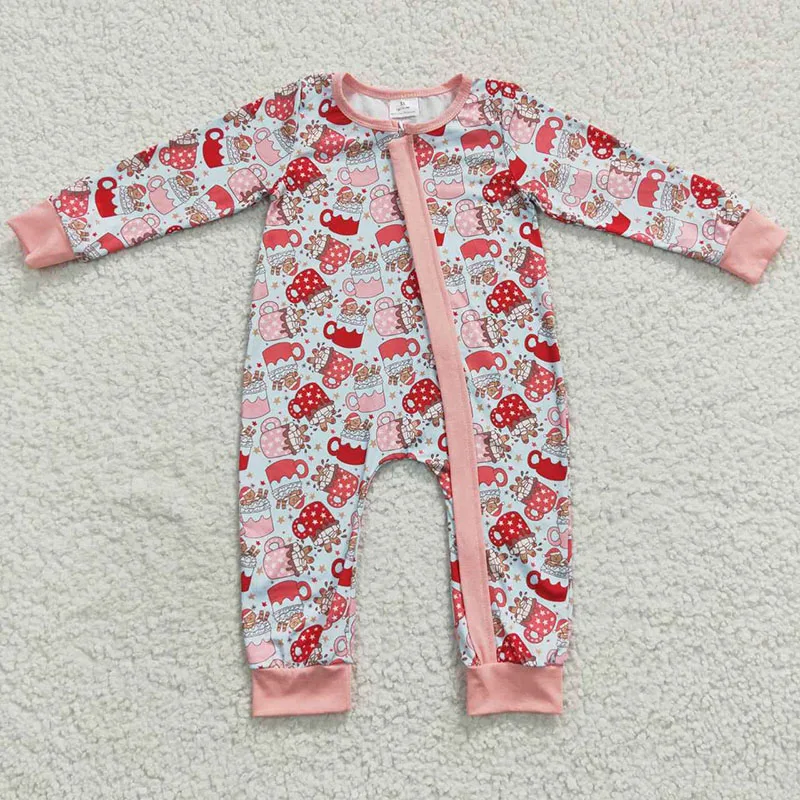 Toddler baby girl romper christmas cup pink long sleeves winter baby zip sleeper boutique kids clothing for girl onesie
Toddler baby girl romper christmas cup pink long sleeves winter baby zip sleeper boutique kids clothing for girl onesie