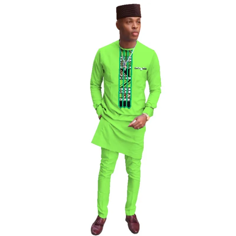 Men Long Top and Pants Sets African Wax Print 2 Pieces shirts Pants Sets for Men Traditional African Style WY3279
Men Long Top and Pants Sets African Wax Print 2 Pieces shirts Pants Sets for Men Traditional African Style WY3279