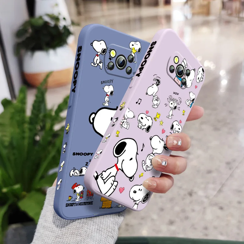 Cartoon Snoopy Cute Phone Case For Xiaomi POCO F3 X4 X3 NFC GT X2 C31 C3 M2 M3 M4 Pro Liquid Left Rope Funda Cover 
Cartoon Snoopy Cute Phone Case For Xiaomi POCO F3 X4 X3 NFC GT X2 C31 C3 M2 M3 M4 Pro Liquid Left Rope Funda Cover