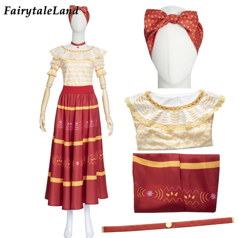 Carnival Halloween Mirabel Sister Cosplay Dress Dolores Costume Custom Made Madrigal House Princess Printing Outfit
Carnival Halloween Mirabel Sister Cosplay Dress Dolores Costume Custom Made Madrigal House Princess Printing Outfit